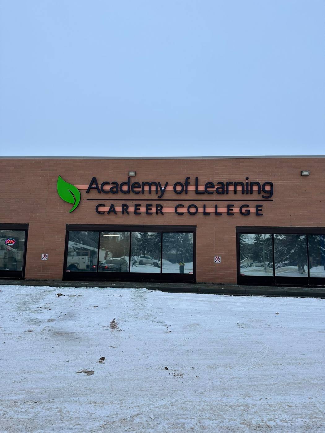 Academy of Learning - Storefront sign