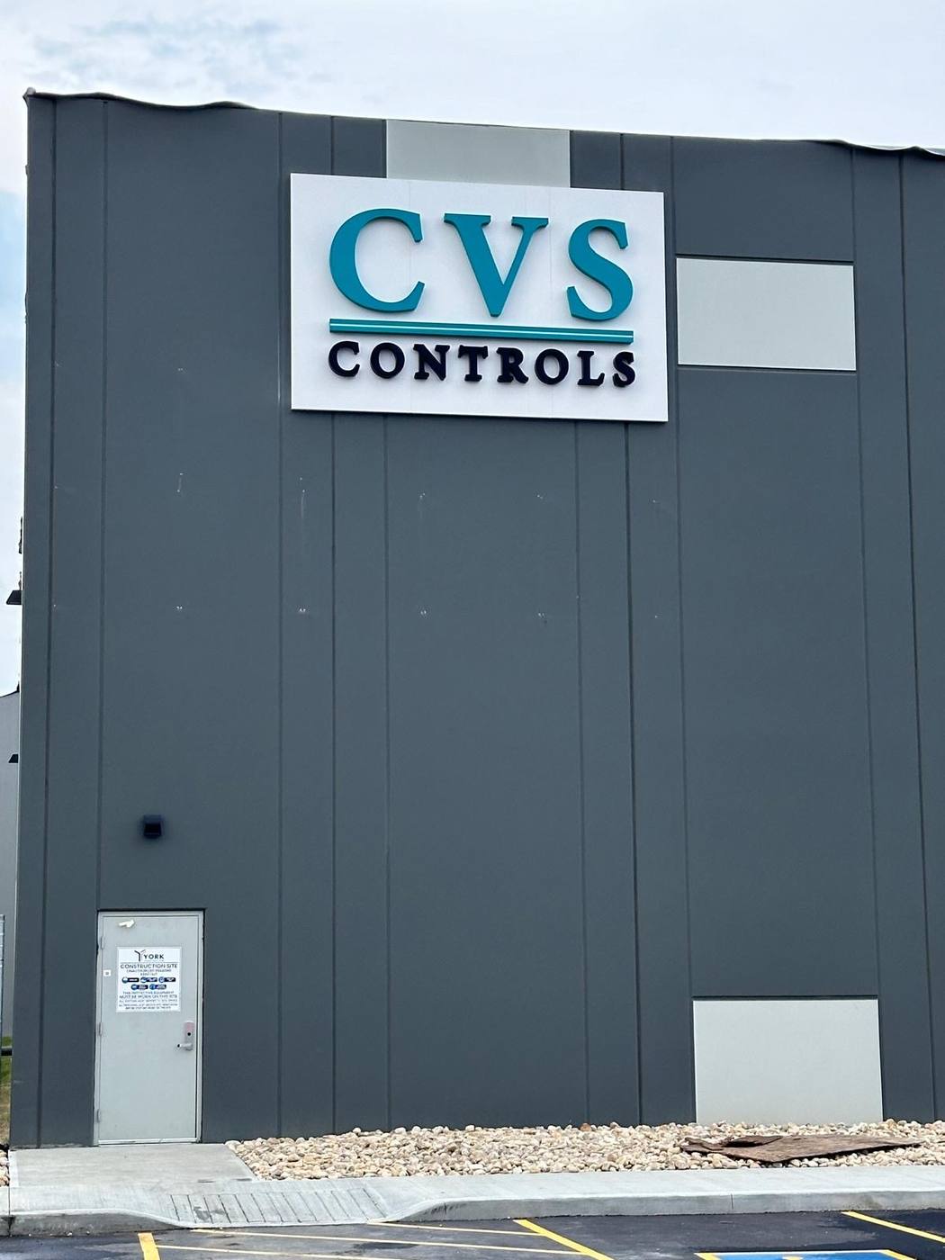 CVS Controls - Building sign