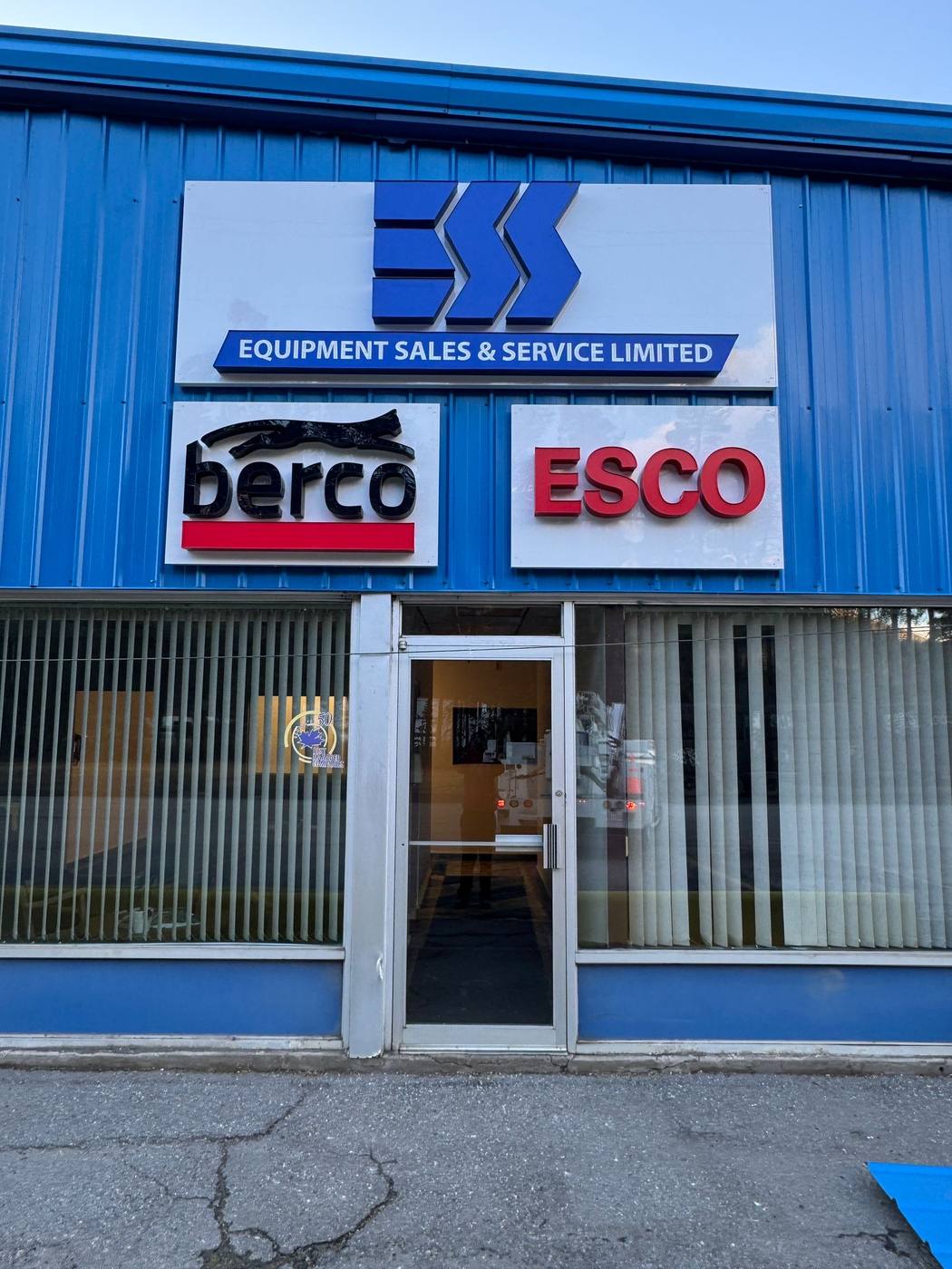 ESS Equipment Sales & Service - Building signs