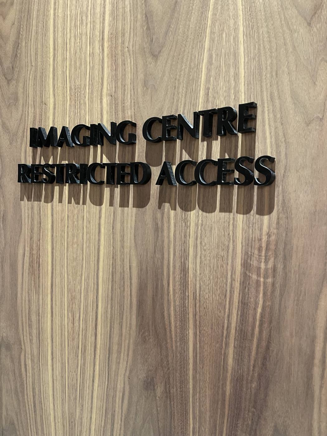 Interior dimensional letters - Edmonton sign project