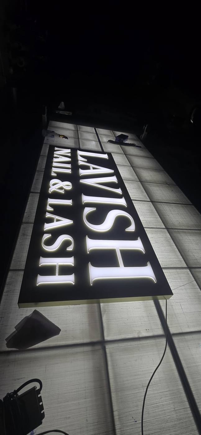 Lavish Hair & Lash - Illuminated sign