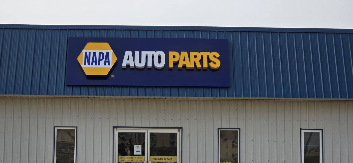 NAPA Auto Parts - Building sign