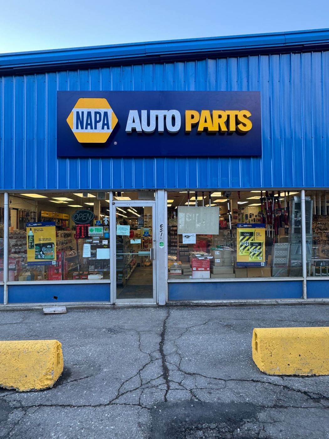 NAPA Auto Parts - Building sign