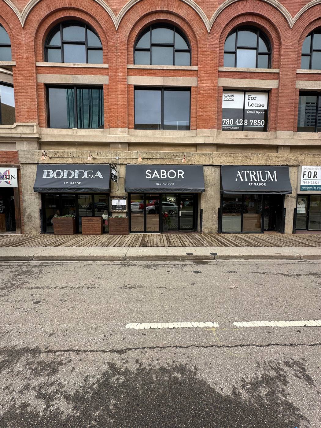 Sabor - Storefront sign